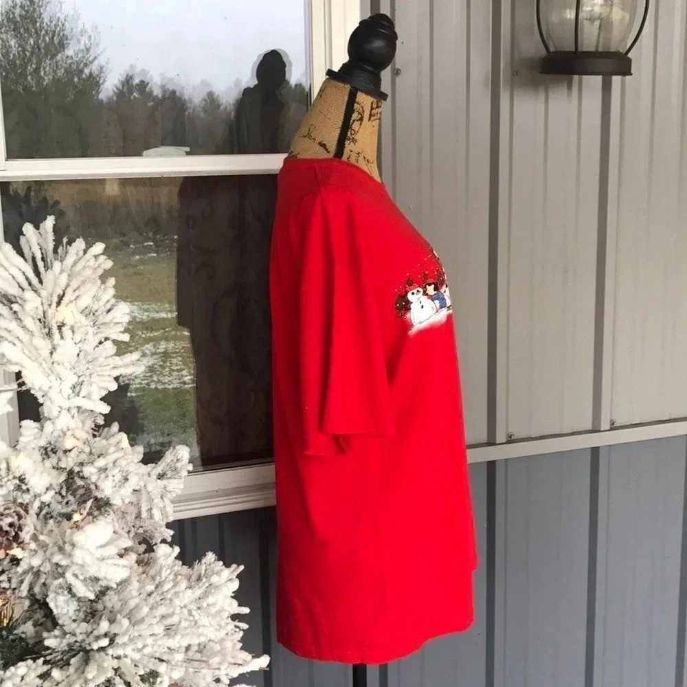 "Peanuts" Christmas Tshirt Size Large - Picture 2 of 6